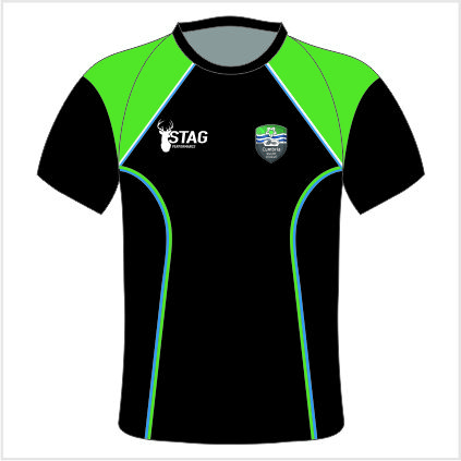 Cumbria Masters RL T-shirt (Black) – Adult