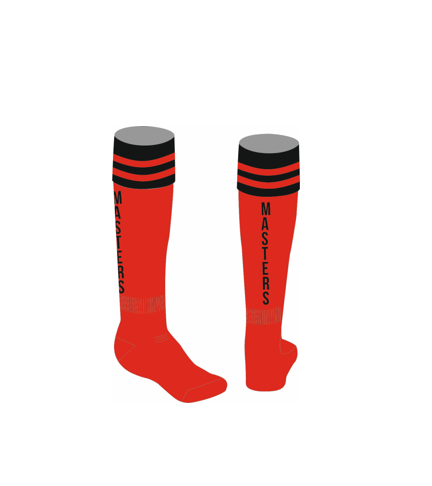 Masters Match Socks - Red