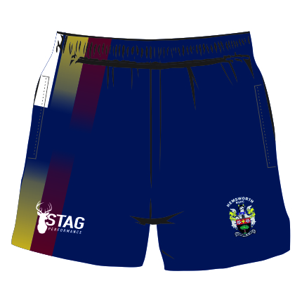 Hemsworth RUFC Shorts - Adult