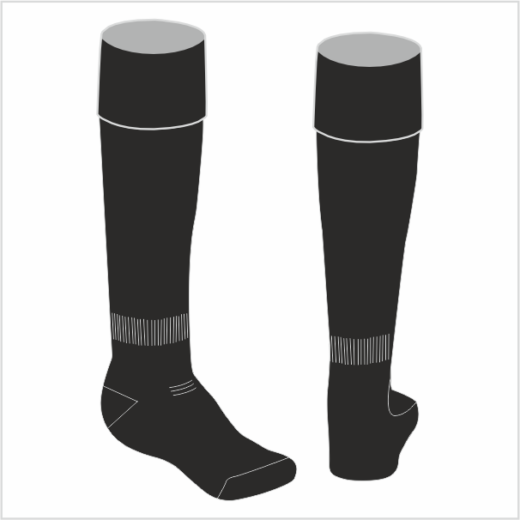 North Midlands Referees Society Black Socks