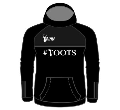 #TOOTS Hoodie Grey/Black - Adult