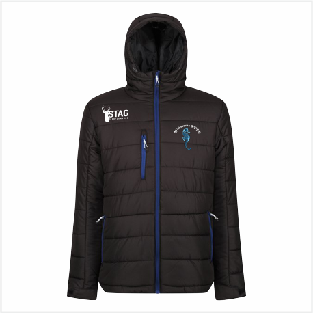 Withernsea RUFC BLACK/ROYAL Puffer Navigate Jacket - Adult