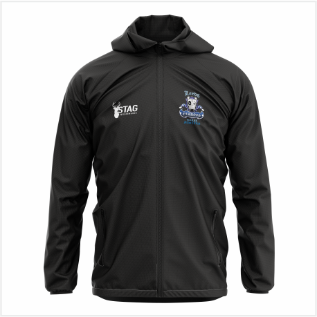 Leeds Old Dogs MASTERS BLACK Rain Jacket - Adults