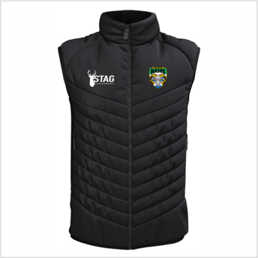 Arlecdon Rams Masters RL Padded Gilet - Adult