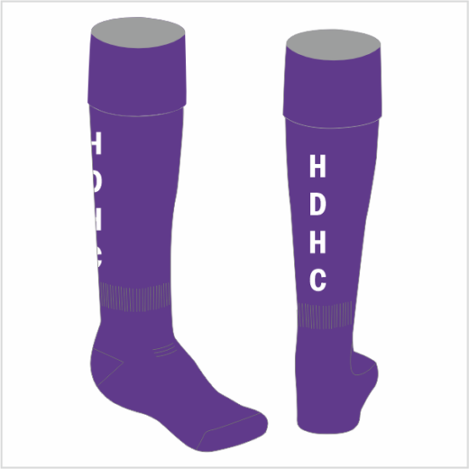Huddersfield Dragons HC Purple Match Socks