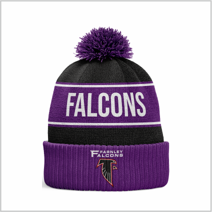 Farnley Bobble Hat - Purple