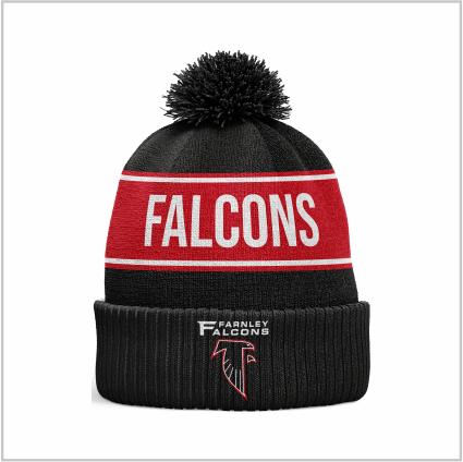 Farnley Bobble Hat - Red