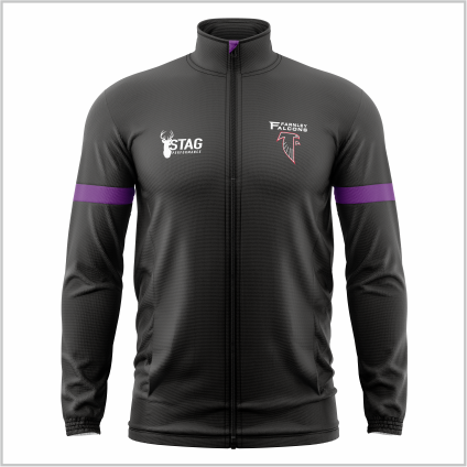 Farnley Tracksuit Jacket, Purple – Juniors