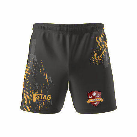 Maltby RUFC Training Shorts Black - Adult