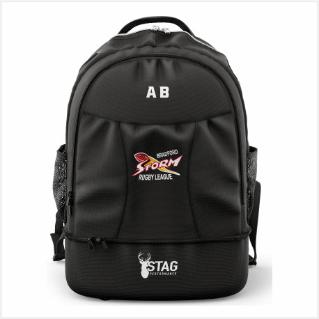 UOB Storm RL BLACK Rucksack with Boot Compartment