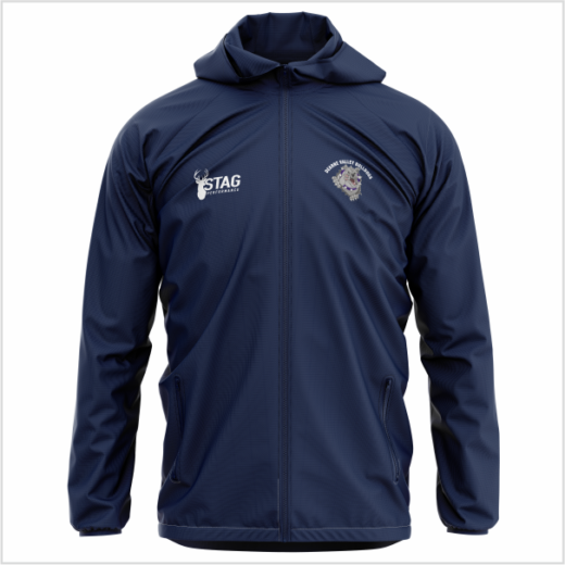 Dearne Valley Bulldogs Open Age NAVY Rain Jacket - Adults