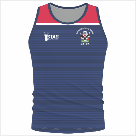 Wetherby Bulldogs Sublimated Singlet - Youth