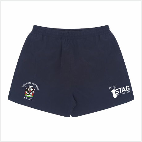Wetherby Bulldogs Navy Training Shorts - Adult