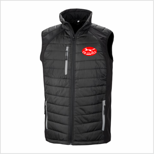 Carlisle Masters RL BLACK/GREY Gilet - Adult