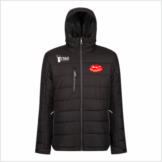 Carlisle Masters RL BLACK Puffer Navigate Jacket - Adult