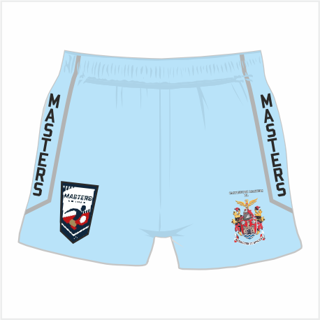 Castleford Masters RL Playing Shorts - BLUE