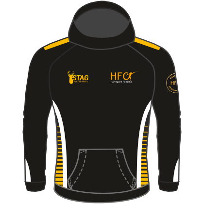 Harrogate Fencing Black Hoodie - Juniors