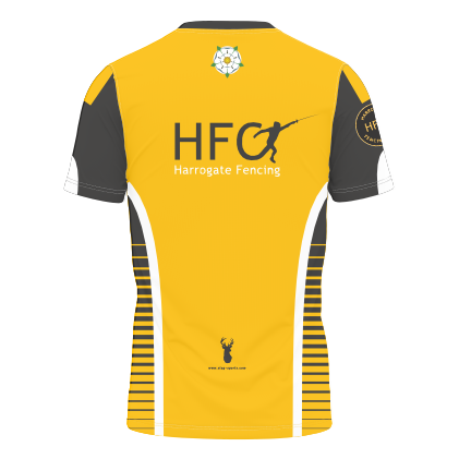 Harrogate Fencing Orange T-shirt - Juniors - Image 2