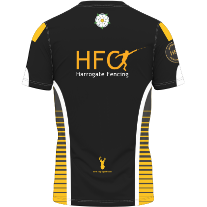 Harrogate Fencing Black T-shirt - Juniors - Image 2