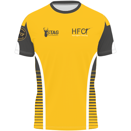 Harrogate Fencing Orange T-shirt - Juniors