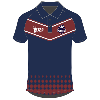 Aireborough RUFC Sublimated Polo - Adult